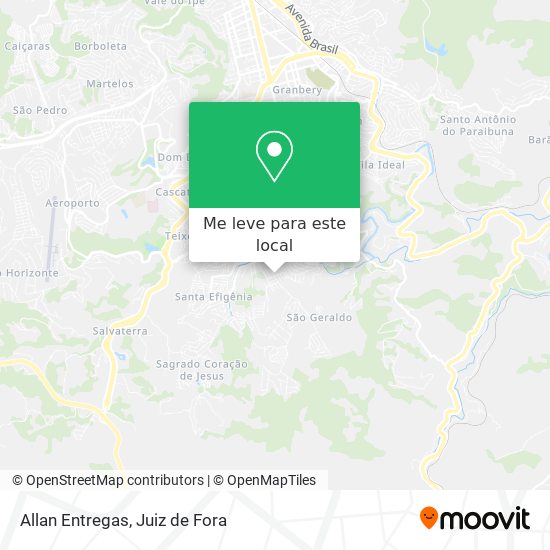 Allan Entregas mapa
