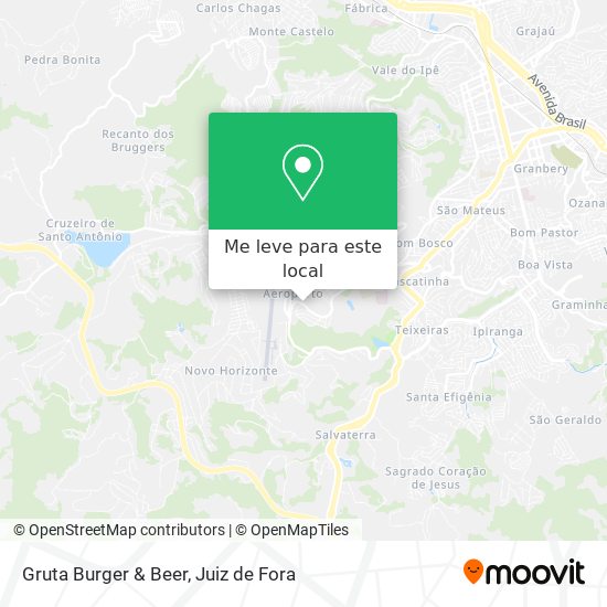 Gruta Burger & Beer mapa