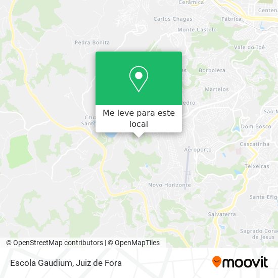 Escola Gaudium mapa