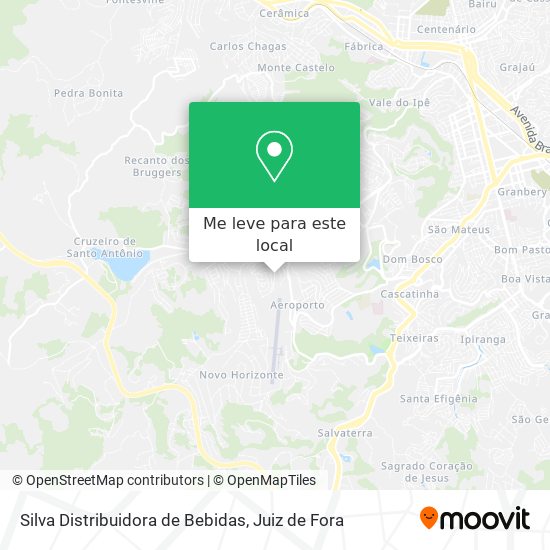 Silva Distribuidora de Bebidas mapa