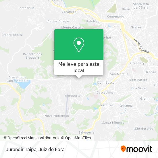 Jurandir Taipa mapa