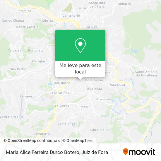 Maria Alice Ferreira Durco Botero mapa