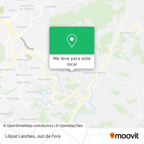 Lilipat Lanches mapa