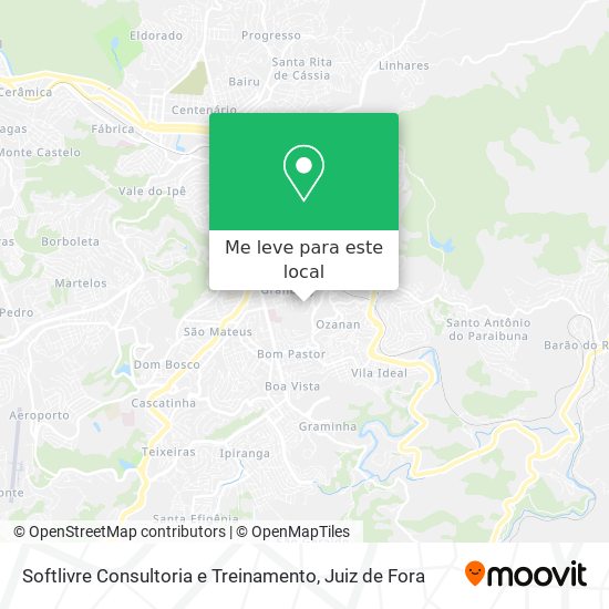 Softlivre Consultoria e Treinamento mapa