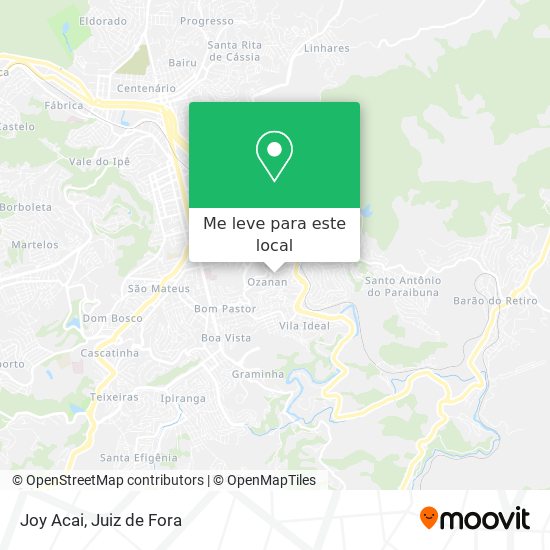 Joy Acai mapa