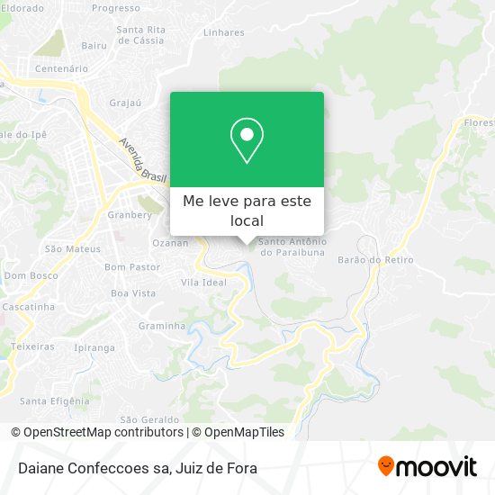 Daiane Confeccoes sa mapa