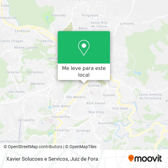 Xavier Solucoes e Servicos mapa