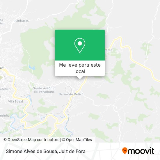 Simone Alves de Sousa mapa