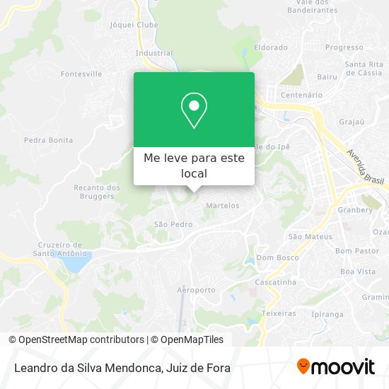 Leandro da Silva Mendonca mapa