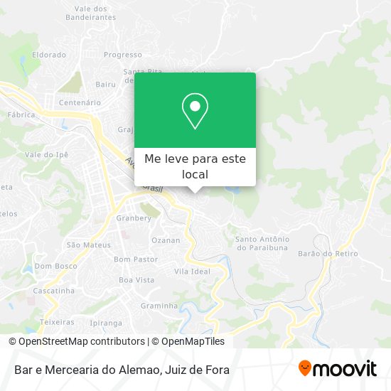 Bar e Mercearia do Alemao mapa