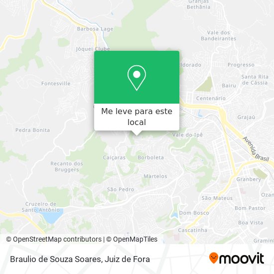 Braulio de Souza Soares mapa