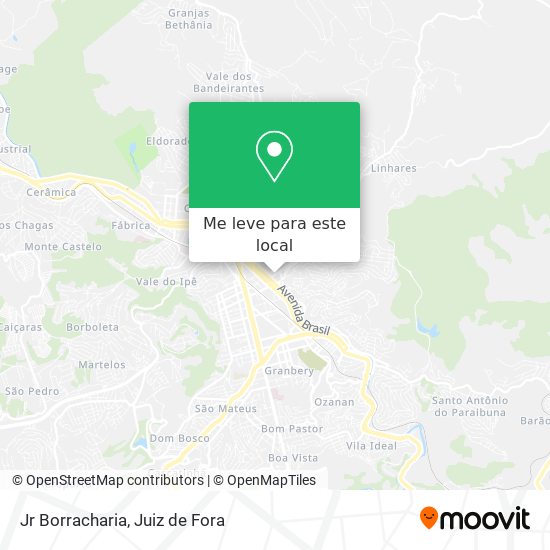 Jr Borracharia mapa