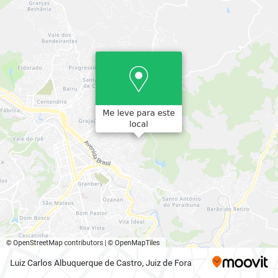 Luiz Carlos Albuquerque de Castro mapa