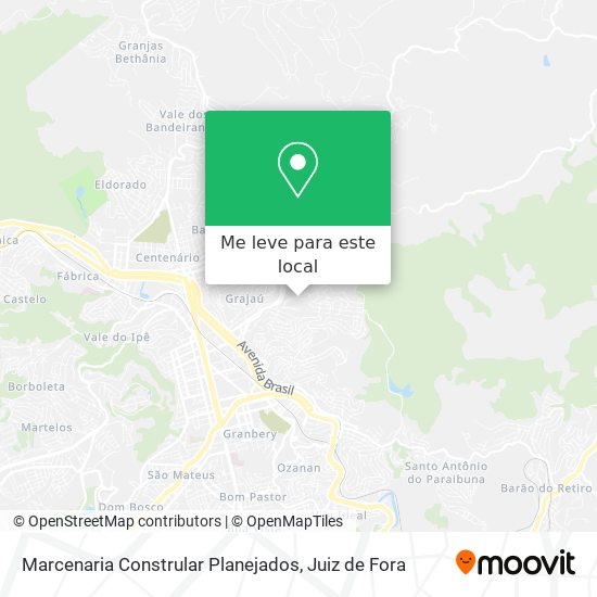 Marcenaria Constrular Planejados mapa