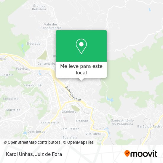 Karol Unhas mapa