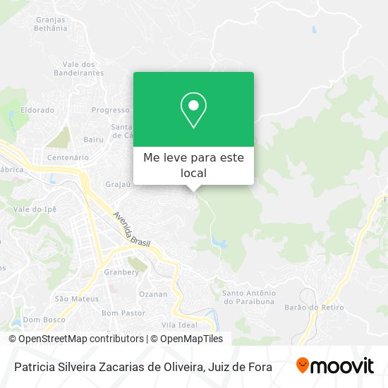 Patricia Silveira Zacarias de Oliveira mapa