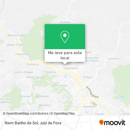 Rwm Banho de Sol mapa