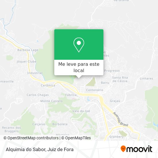 Alquimia do Sabor mapa