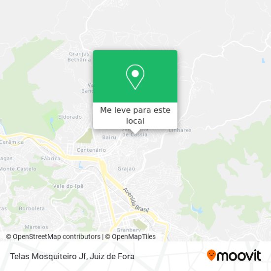 Telas Mosquiteiro Jf mapa