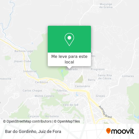 Bar do Gordinho mapa