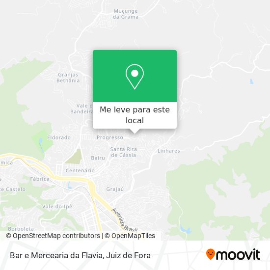Bar e Mercearia da Flavia mapa