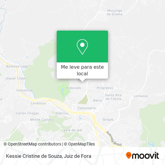 Kessie Cristine de Souza mapa