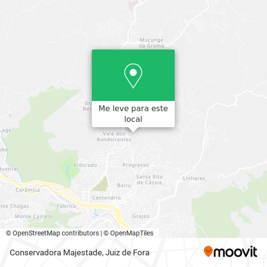 Conservadora Majestade mapa