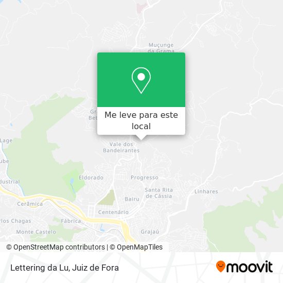 Lettering da Lu mapa