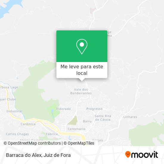 Barraca do Alex mapa