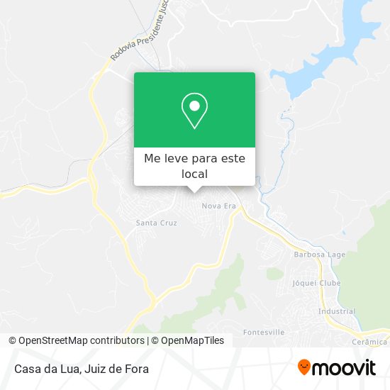 Casa da Lua mapa