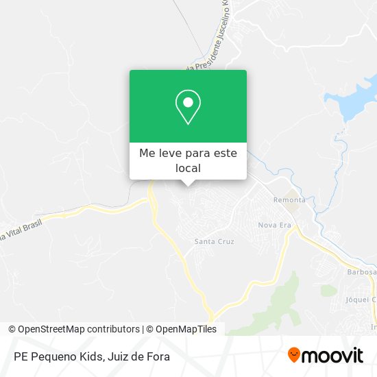 PE Pequeno Kids mapa