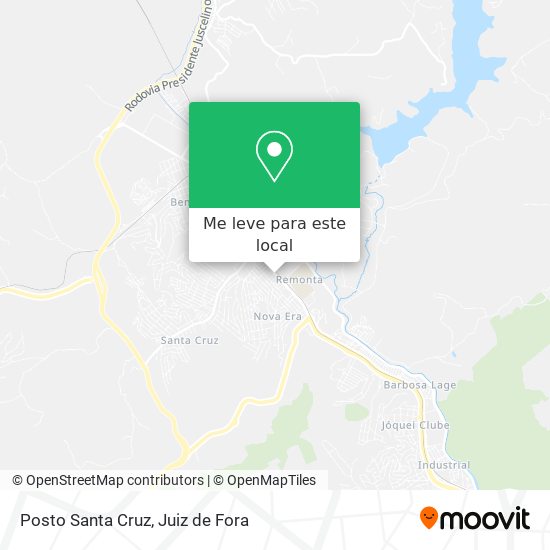Posto Santa Cruz mapa