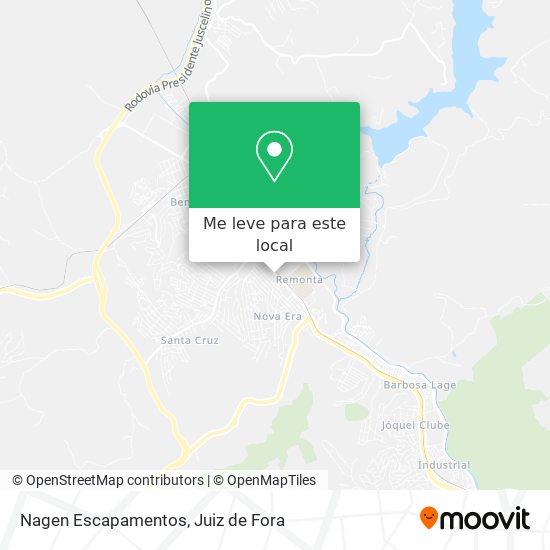 Nagen Escapamentos mapa