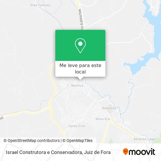Israel Construtora e Conservadora mapa