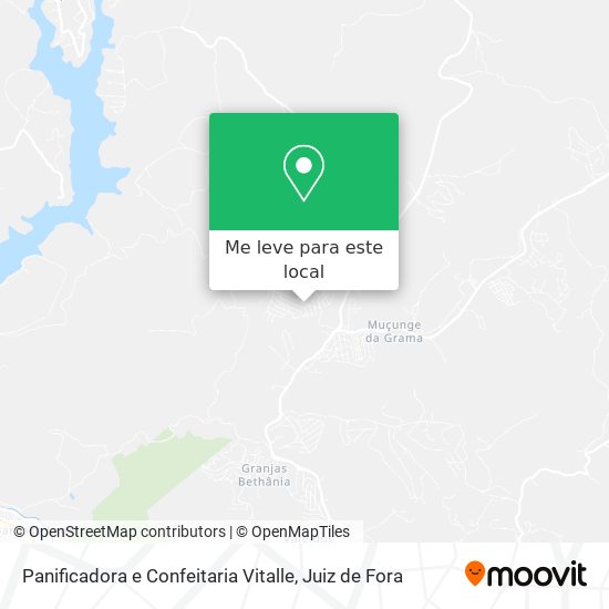 Panificadora e Confeitaria Vitalle mapa
