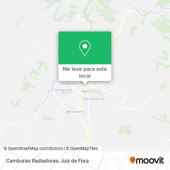 Camburao Radiadores mapa