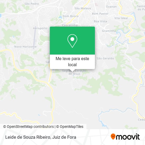 Leide de Souza Ribeiro mapa