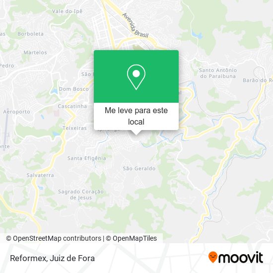 Reformex mapa