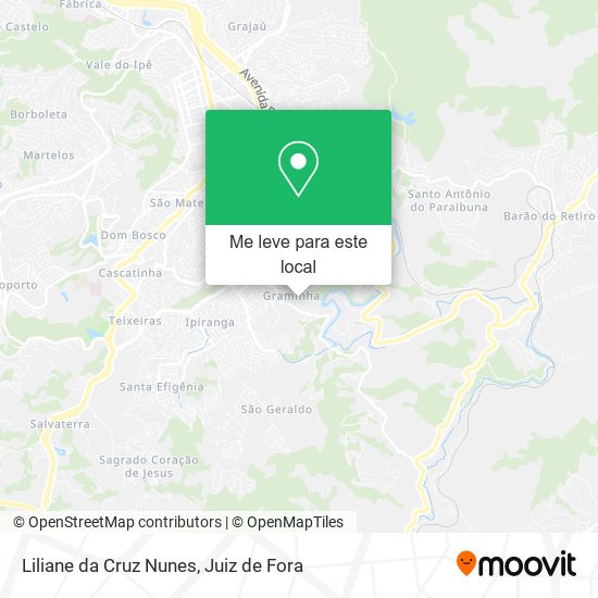 Liliane da Cruz Nunes mapa
