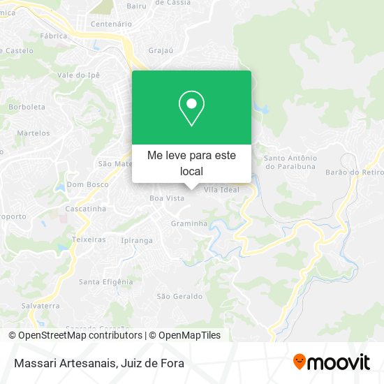 Massari Artesanais mapa