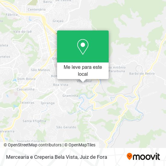 Mercearia e Creperia Bela Vista mapa