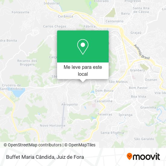 Buffet Maria Cândida mapa