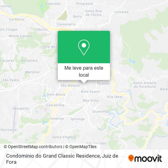 Condomínio do Grand Classic Residence mapa