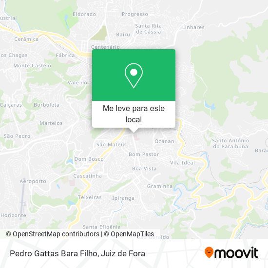 Pedro Gattas Bara Filho mapa