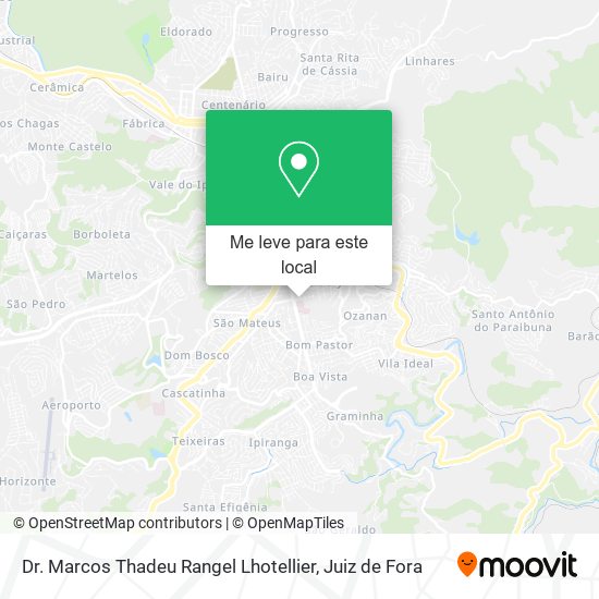 Dr. Marcos Thadeu Rangel Lhotellier mapa