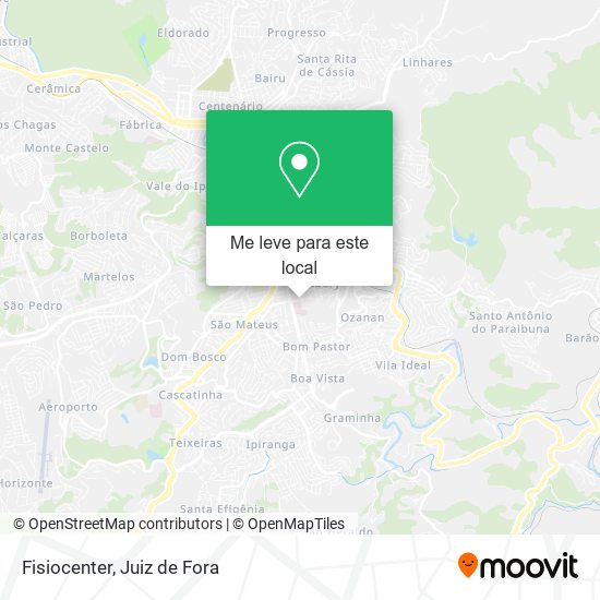 Fisiocenter mapa