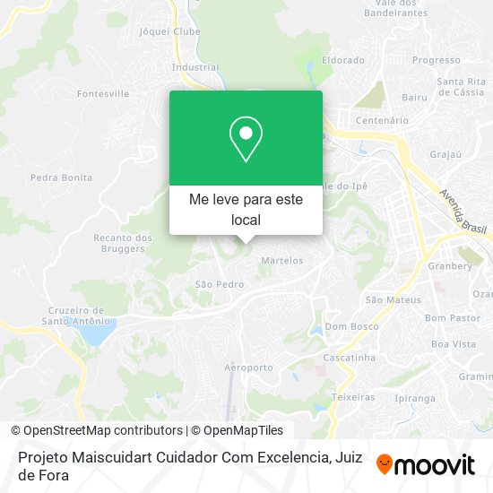 Projeto Maiscuidart Cuidador Com Excelencia mapa