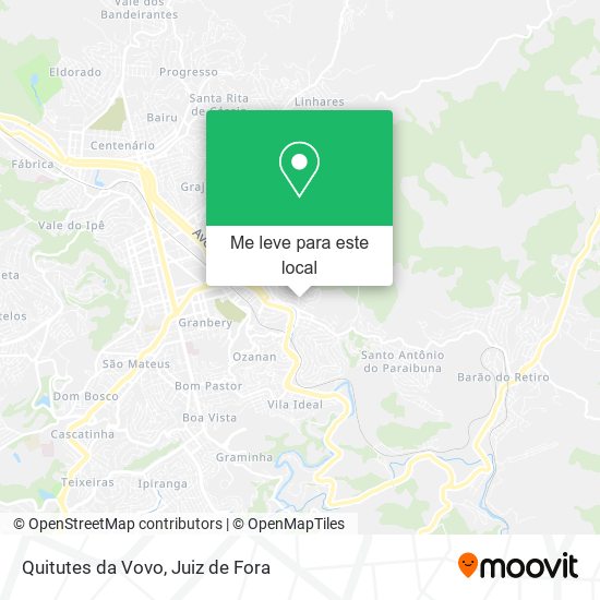 Quitutes da Vovo mapa