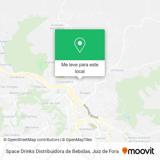 Space Drinks Distribuidora de Bebidas mapa