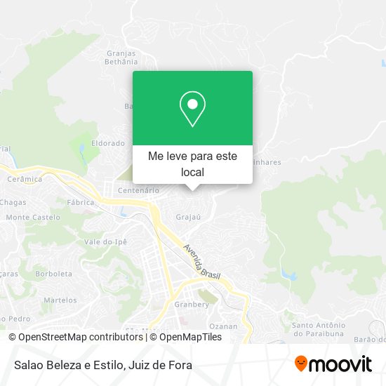 Salao Beleza e Estilo mapa